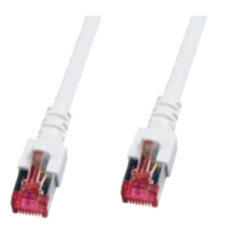 M-CAB 3270 S-FTP CAT6 Patch kábel 0.5m Fehér (3270) kábel és adapter
