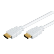 M-CAB 7003010 HDMI 2.0 W/E kábel 1m Fehér (7003010) kábel és adapter
