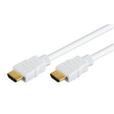 M-CAB 7003013 HDMI 2.0 W/E kábel 3m Fehér kábel és adapter