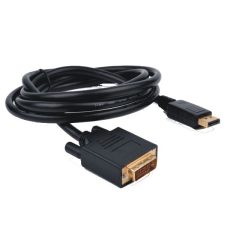 M-CAB 7003610 DisplayPort - DVI (apa - apa) kábel 2m - Fekete kábel és adapter