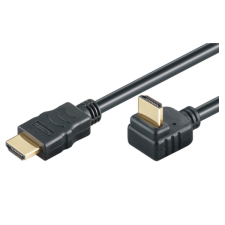 M-CAB 7200224 HDMI (apa - apa 270°) kábel 1m - Fekete (7200224) kábel és adapter