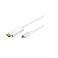 M-CAB miniDisplayPort M - HDMI M Adapterkábel 1m Fehér (7000095) kábel és adapter