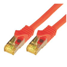 M-CAB S/FTP CAT7 kábel 2m Piros (3757) kábel és adapter