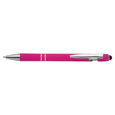 M-Collection Gumírozott fém golyóstoll, rózsaszín toll
