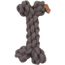 M-Pets COTO Pamut kötélcsont, szürke, 19 cm játék kutyáknak