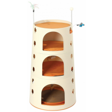 M-PETS Eco macskabútor Burana 49,5x49,5x88cm újrahasznosított műanyag macskabútor
