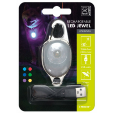 M-Pets M-PETS LED villogó nyakörvre 500m látótáv USB töltős nyakörv, póráz, hám kutyáknak