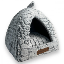 M-PETS macskabújó plüss sátor Snake 37x37x37cm kígyómintás macskabútor