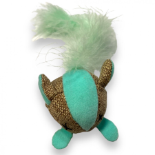 M-PETS macskajáték fluoreszkáló egér 17x7x4cm zöld játék macskáknak