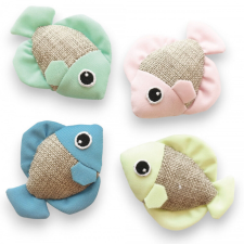  M-PETS macskajáték fluoreszkáló hal 8x7x4cm játék macskáknak