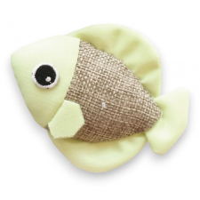 M-PETS macskajáték fluoreszkáló halak 8x7x4cm sárga játék macskáknak