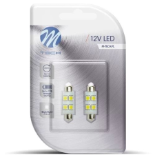 M-Tech Szofita LED 36mm 4x5050 SMD fehér színű pár (72LB072W) (72LB072W) autóalkatrész