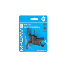 M-WAVE Ada Flex kulacstartó adapter-konzol, 19-31,8 mm, műanyag, fekete kulacs, kulacstartó