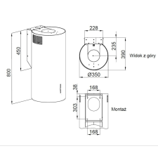 MAAN Okap MAAN Elba2 W835 czarny páraelszívó