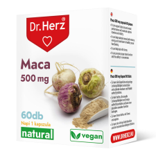 MACA 500 mg 60 db kapszula doboz vitamin és táplálékkiegészítő