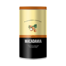  Macadamdió ízű szemes kávé elegáns fémdobozban kávé