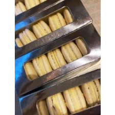  Macaronos doboz 12 db-os ezüst 5,5*29*5 cm sütés és főzés