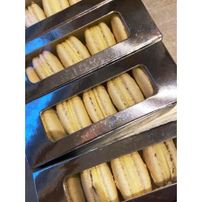  Macaronos doboz 6 db-os ezüst 5,5*14,5*5 cm sütés és főzés