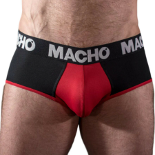 MACHO - MS26N SLIP FEKETE/PIROS L férfi alsó