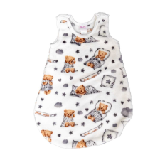  Maci mintás ujjatlan wellsoft hálózsák 2,5 TOG hálózsák, pizsama