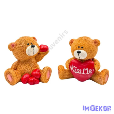 Maci ülő figura 7 cm dekorációs kellék