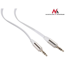 Maclean Jack lapos Audio Stereo AUX 3.5 mm kábel 1m (MCTV-694W) kábel és adapter