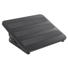 Maclean MC-831 Ergonomikus lábtámasz Fekete irodai lábtartó