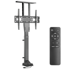 Maclean MC-866 Televízió konzol 165,1 cm (65") Fekete tv állvány és fali konzol