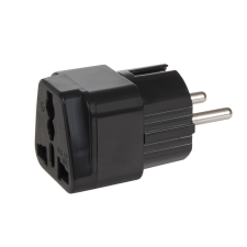 Maclean MCE155 EU/UK Utazó adapter hosszabbító, elosztó