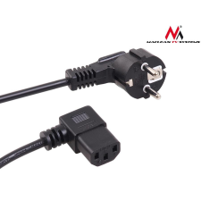 Maclean MCTV-804 Tápkábel ferde 5m Fekete kábel és adapter