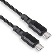 Maclean USB-C kábel, 15 W, 2 m, Maclean MCE494, fekete kábel és adapter