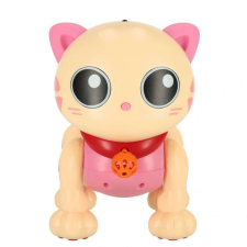  Macska cica, interaktív távirányítós RC robot, ugrik, énekel, rózsaszín elektronikus játék