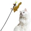  Macska játékpálca- Szőrös egér zörgő hanggal, Barna