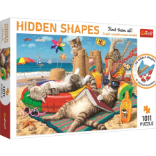 Macska vakáció rejtett alakzatok puzzle puzzle, kirakós