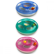  Macskajáték UFO labdával 25x8cm vegyes szín [10] játék macskáknak