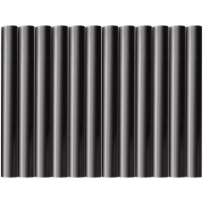 MAD-1552 EXTOL CRAFT ragasztóstift klt., fekete színű; 12db, 100×11mm, bliszteren ragasztó