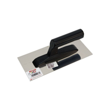 MAD-933 glettelőkanál rozsdamentes; (műanyag nyél) 13×27cm kőműves és burkoló szerszám