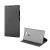 Made for xperia tok álló, bőr hatású (FLIP, oldalra nyíló, asztali tartó funkció) FEKETE [Sony Xperia L2 (H4311)] (SIM1280B)