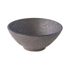 MADE IN JAPAN Earth Black nagy Udon tál 950 ml, 20 cm konyhai eszköz