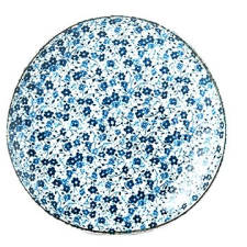 MADE IN JAPAN lapos tányér Blue Daisy 19 cm tányér és evőeszköz