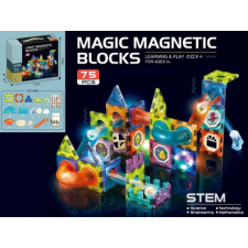 Madej Glowing magnetic blocks 75 pieces barkácsolás, építés