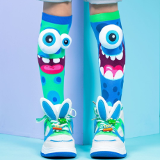  Madmia Silly Monsters színes hosszú zokni 6-99 éves fiúknak