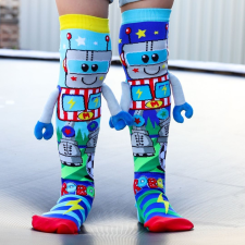 Madmia színes hosszú zokni robotfiúknak 6-99 éves korig gyerek zokni