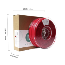 Maertz ABS nyomtatószál 2.85mm, 1kg piros (PMMA-1010-014) (PMMA-1010-014) nyomtató kellék