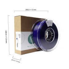 Maertz PETG nyomtatószál 2.85mm, 1kg kék (PMMA-1011-015) (PMMA-1011-015) nyomtató kellék