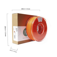 Maertz PETG nyomtatószál 2.85mm, 1kg narancssárga (PMMA-1011-017) (PMMA-1011-017) nyomtató kellék