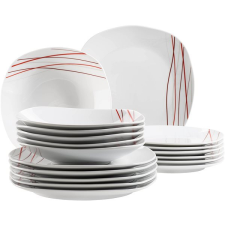 Maeser Group Asia Ltd. DOMESTIC SENCILLA étkészlet - 18 db tányér és evőeszköz