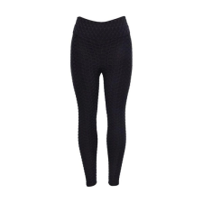 Magas derekú legging - S, Fekete női nadrág
