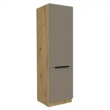  Magas szekrény, sandgrau/artisan tölgy, FRISBO 60 DK-210 2F bútor