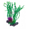  Magas zöld hínár lila és zöld növényekkel (Magassága: 34 cm | Szélessége: 15 cm)